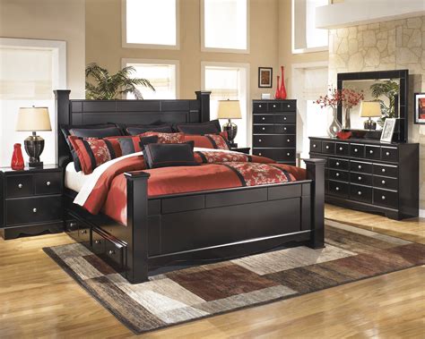 Black Ashley Furniture Bedroom Sets